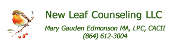 New Leaf Counseling LLC - Greer SC - Mary Gauden Edmonson MA, LPC, CACII